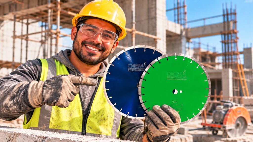 Discos de corte para concreto y su uso en las obras de México